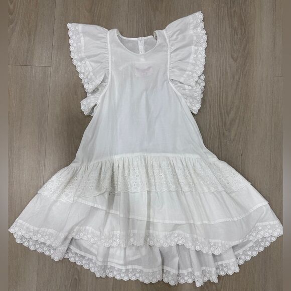 Vintage Other - Paper Wings girls white dress, size 7